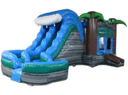 29’ Tropical Helix Bounce House Combo